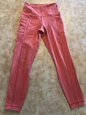 90 degree by Reflex Women's High Waisted Leggings Red/Orange Color Size Small