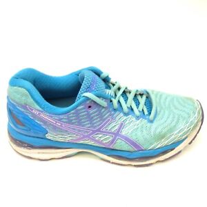 ASICS Donna Gel-Nimbus 18 Blu Atletica, Corsa Scarpe da Ginnastica USA 8 Eu  39.5 | eBay