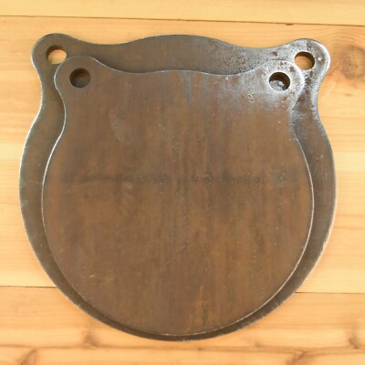 AR500 3/8'' Steel Shooting Target 10'' 12'' Gongs Set of TWO