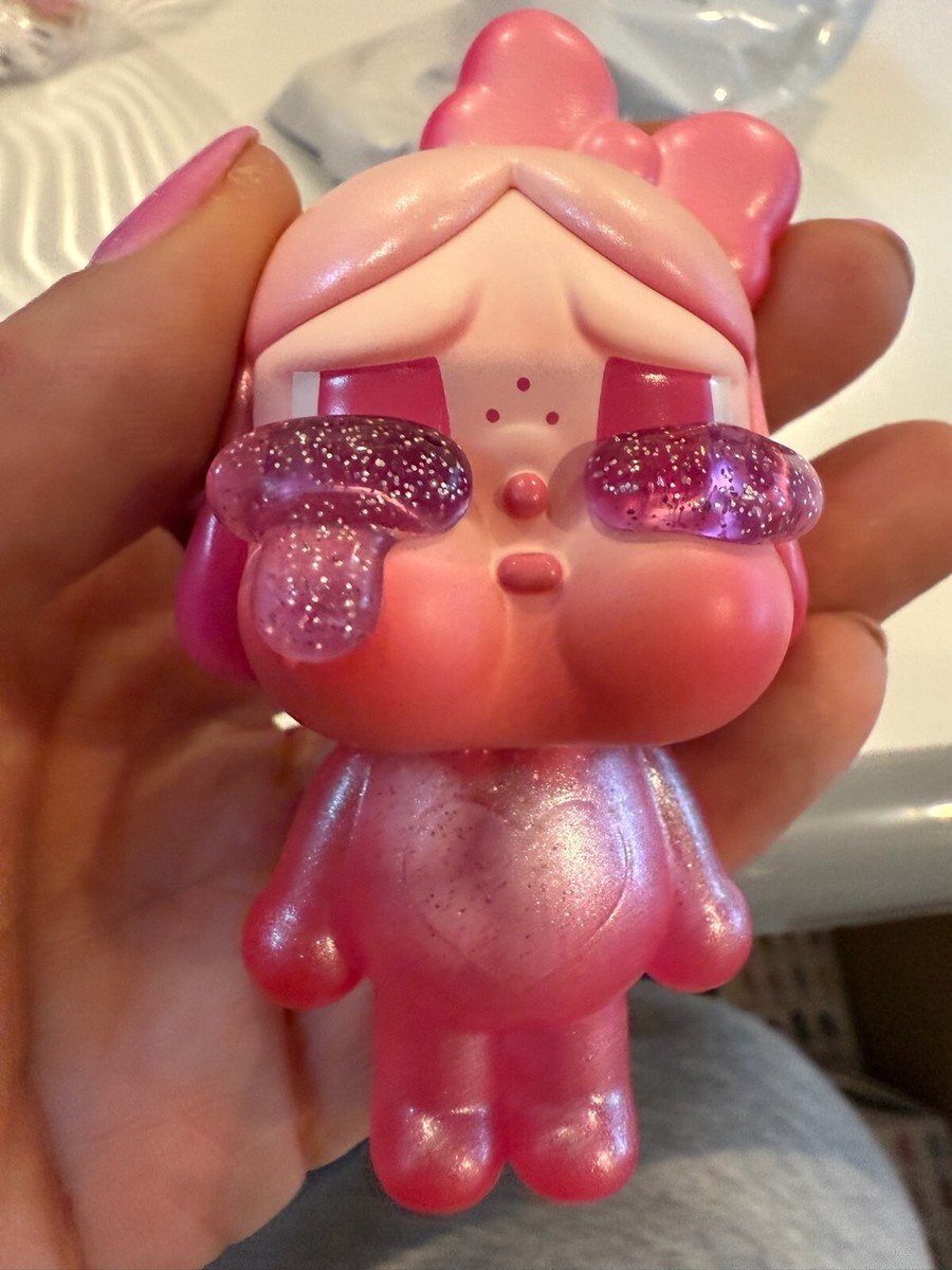 POP MART CRYBABY ドール ピンク Pop Mart CRYBABY SHINY SHINY Series Plush Doll Pink - GB