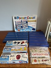 Large complete boxed sets of Pocket Chart language learning activities excellent