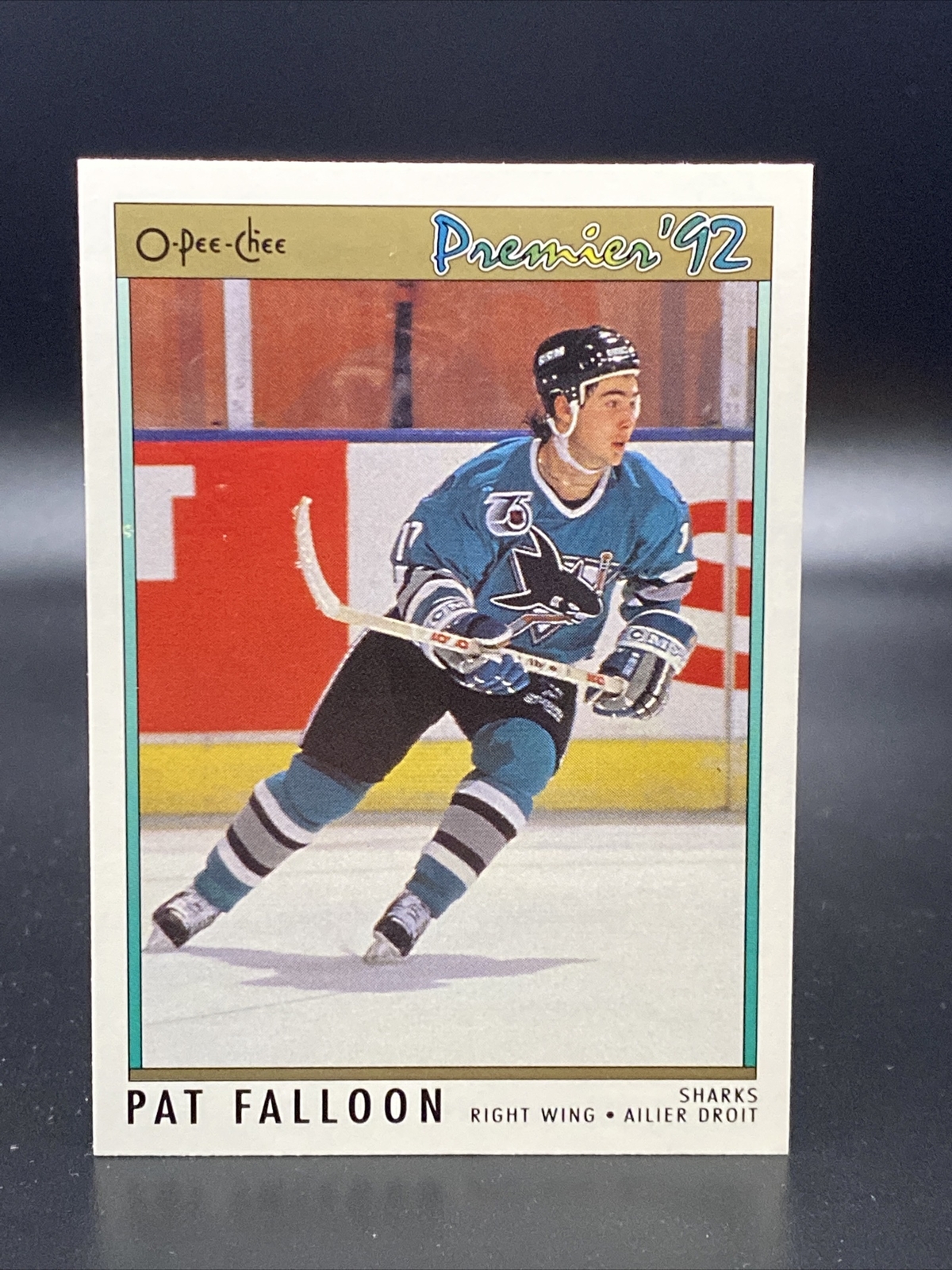 1991-92 O-Pee-Chee Premier Pat Falloon San Jose Sharks #56