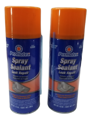 2 PACK - Permatex® 82099 Spray Sealant Leak Repair 12 oz. | eBay