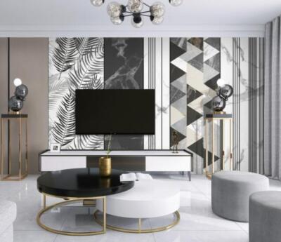 3D Elegant Leaves E3777 Wallpaper Mural Paper Wall Print Indoor Murals CA Erin