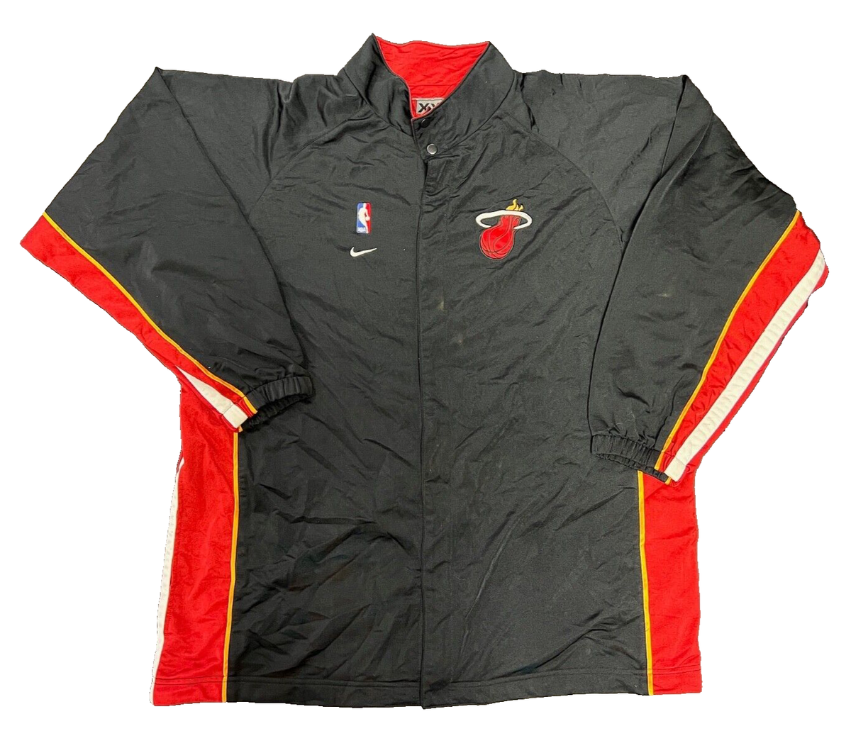 Vintage NIKE Miami Heat Warm Up Team Jacket Size XXL | eBay