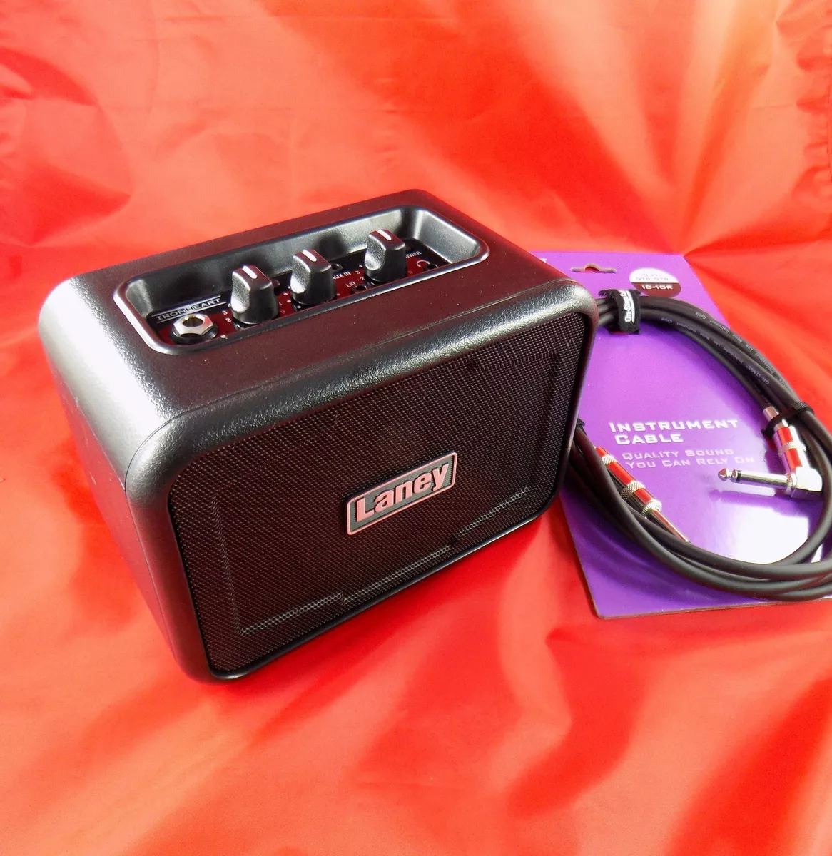 Laney Mini IronHeart Portable Guitar Amp w Tonebridge App Cable