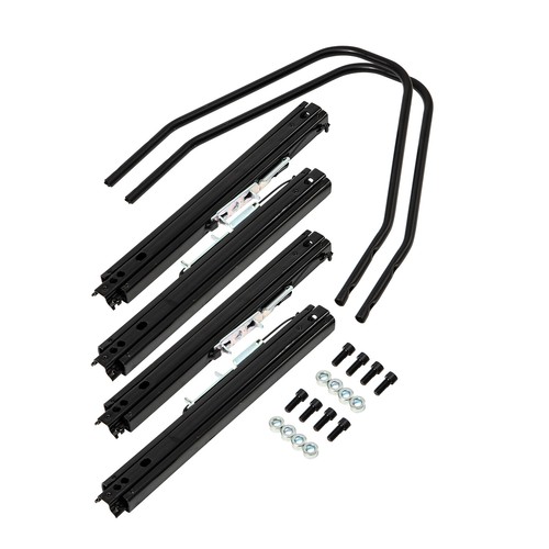 Asientos deportivos de carreras de cuero PVC reclinables laterales negros + rojos universales principales 2 piezas - Imagen 9 de 9