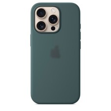Image of SILICONE CASE WITH MAGSAFE CHARGING FOR IPHONE 16 Pro - Lake Green