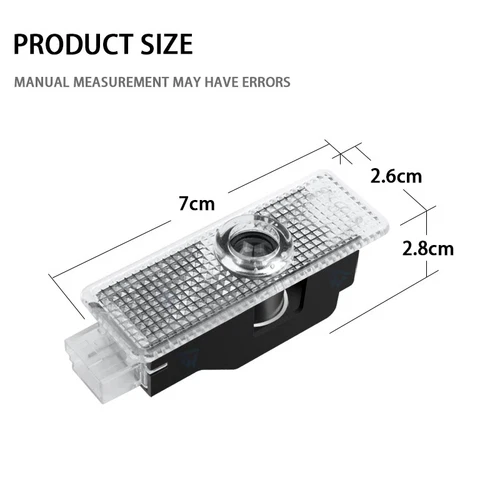 2-4Pcs Car Door Projector Laser Led Lights Shadow Lamps Decoration For B-M-W - Picture 4 of 26
