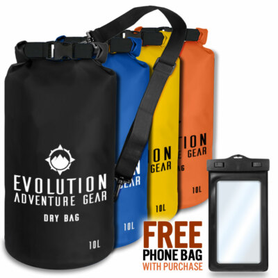 Waterproof Dry Bag Roll Top for Boating, Camping, Snowboarding, Skiing, Kayaking