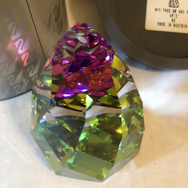 MIB SWAROVSKI CRYSTAL VINTAGE RIO CONE PAPERWEIGHT 7452 NR 060 VM Z 2 RETIRED eBay