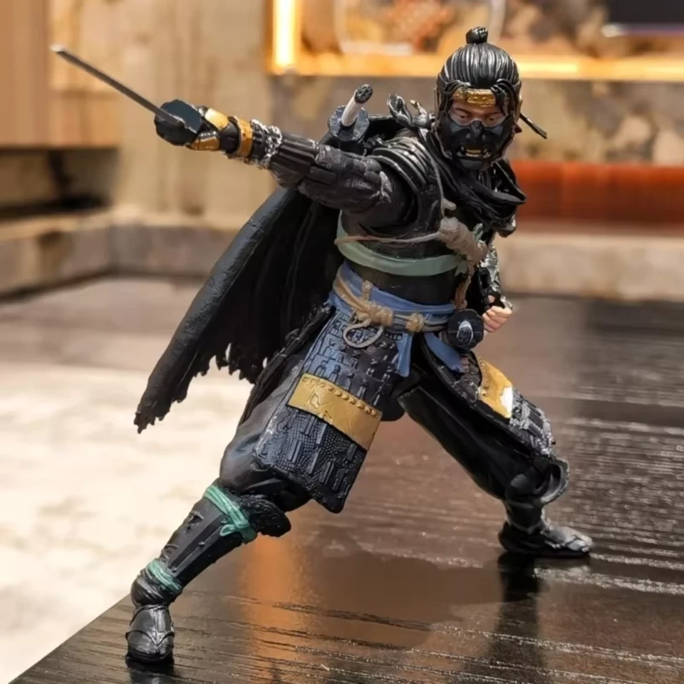 Ghost of Tsushima Jin Sakai Action Figure Samurai 6” Collectible Toy Playstation - Image 2 of 4