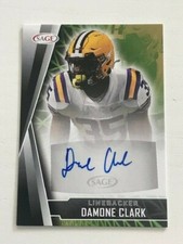 DAMONE CLARK 2022 Sage Football High Series Autograph Black AUTO Cowboys LSU qty