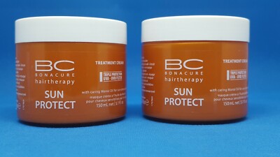 Schwarzkopf BC Bonacure Hairtherapy Sun Protect Treatment Cream 5.1oz (LOT OF 2)