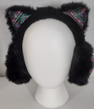 Ear Muffs Woman Teen Cat Ears Headband Faux Fur Padded Ears Winter One Size