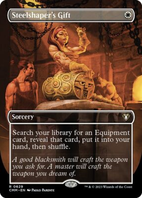 MTG STEELSHAPER's GIFT 629 FOIL EXC - PLASMAMETALL GIFT - CMM X EN - MAGIC