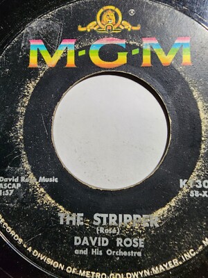 David Rose - Ebb Tide; The Stripper - Vinyl 45 RPM GOOD F331
