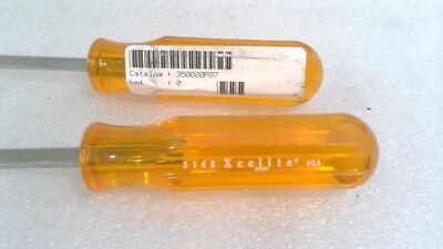 XCELITE S146 FLAT HEAD SCREWDRIVER, SG BLD, 1/4