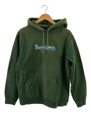 Supreme Hoodie 18SS Gonz Logo Hooded Sweatshirt M Cotton Grey  