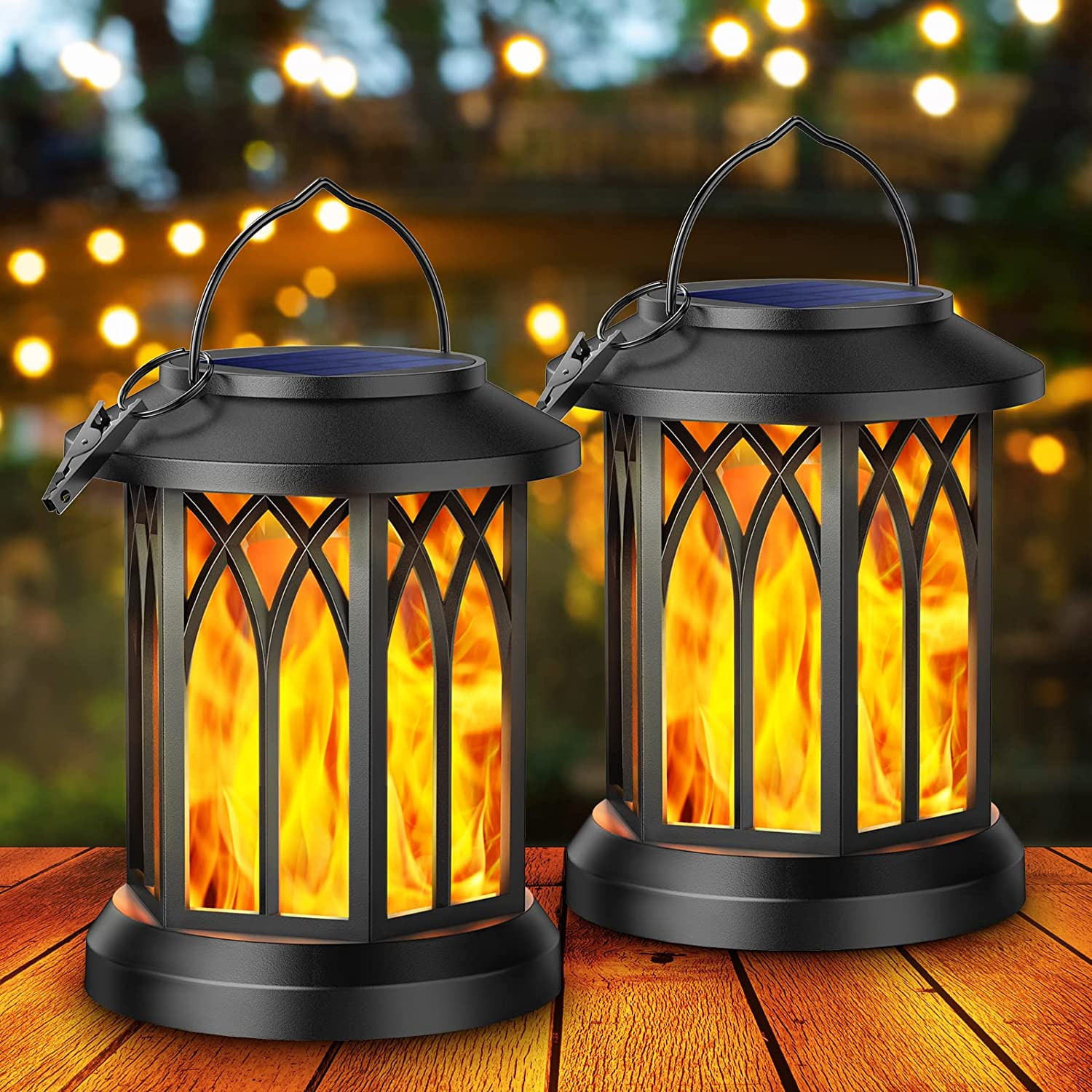Lampe solaire exterieur jardin sans fil pour eclairer une cour sombre sans electricite