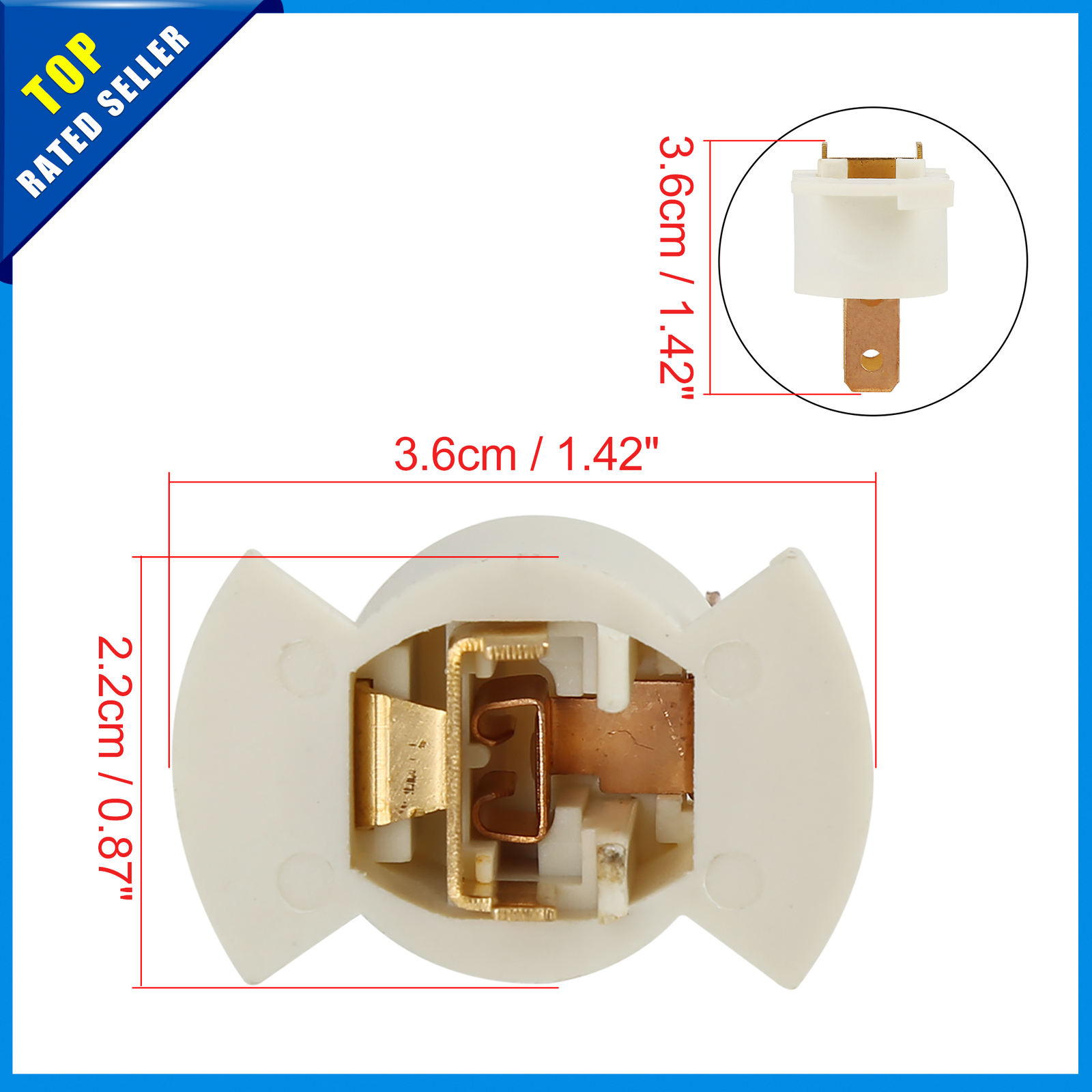 Pack of 1 H1 Headlight Bulb Socket Holder Connector for Honda CRV 2005