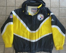 VTG Apex One Pro Line Pittsburgh Steelers Men s XL NFL Team Puffer Jacket 90s