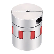 Aluminum Shaft Coupling 6mm to 19mm Coupler L50mm x D40mm Connector