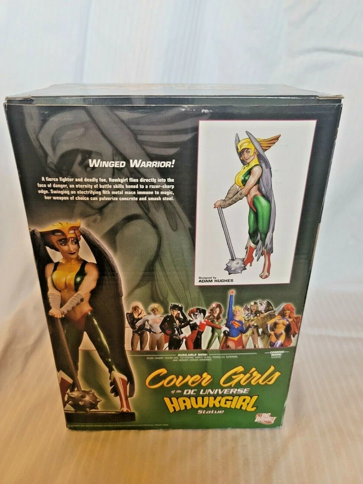 DC Direct ДЕВУШКА-ЯСТРЕБ НА ОБЛОЖКЕ ВСЕЛЕННОЙ СТАТУЯ ХЬЮЗА НОВЫЙ макет от БЭТМЕНА - Изображение 4 из 4