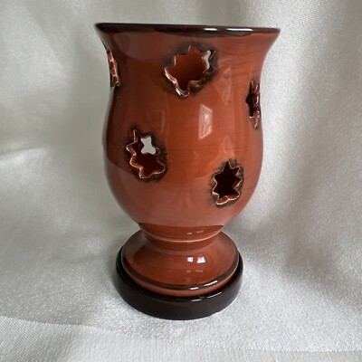 Votive Willow House/Southern Living Home Leaf Cut Candle Holder - 5 
