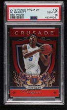 2019-20 Panini Prizm Draft Picks Crusade Red RJ Barrett #72 PSA 10 GEM MT 0z5u
