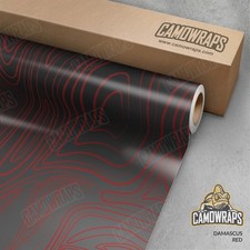 Damascus Red Camo Vinyl Wrap Durable Cast Decal Film Damascus Red Camo Vinyl Wrap Durable Cast Decal Film