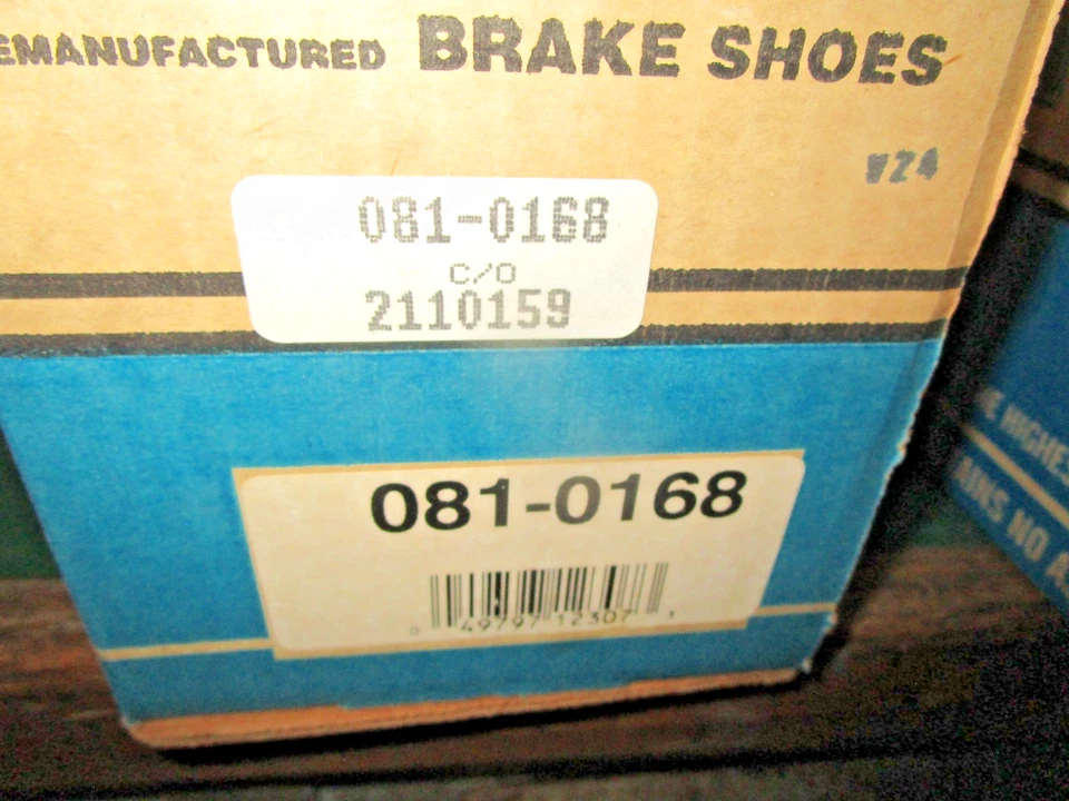 Juego de zapatas de freno trasero para camioneta Datsun 520 521 620 1966-1974 #131-0168 Foto 2 de 2