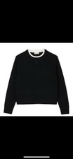 Sandro Paris Black Knit Wool Blend S Classic ...