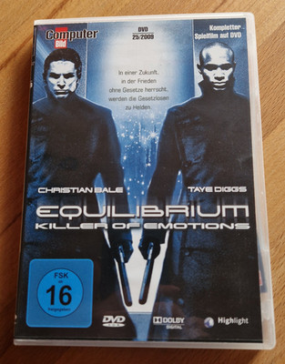 Equilibrium Killer of Emotions - SciFi-Action - 2002 - FSK 16 - DVD - CB 25/2009