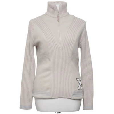 Rose's Roses, pull en tricot, taille : S, modèle : wp002, beige #QSp - Photo 1/4