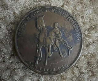 Dan Patch Zionsville Indiana Horse Racing Coin Camwell Registered RARE!