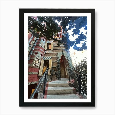 [ POSTER ONLY A3 ] Gaudi House Art Print Framed Wall Art Poster Canvas Print Pi