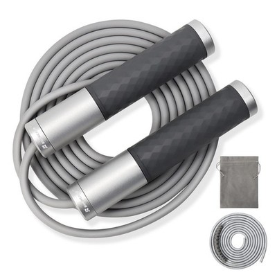 Weighted Jump Rope for Men, Women (1.5LB) - Alloy Steel Handles, Speed Skippi...