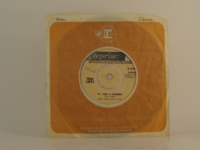 TRINI LOPEZ IF I HAD A HAMMER (92) 2 Track 7'' Single including Company Sleeve RE