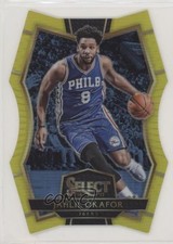 2016 Panini Select Premier Level Neon Yellow Prizm 54/75 Jahlil Okafor #134 0c2