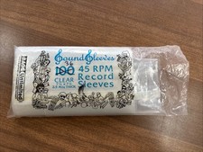 7" 45 RPM Record Sleeves quantity 36 - 2.5mm Clear 7.5x7.25" Vinyl