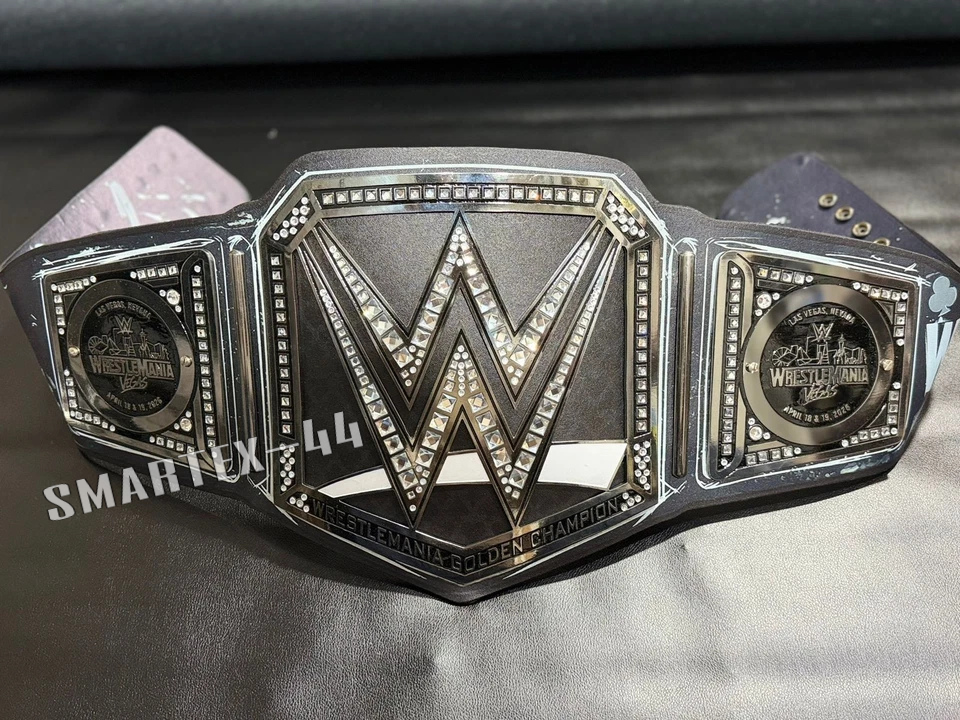 New Wrestle,Mania 42 Golden World Heavyweight Championship Belt