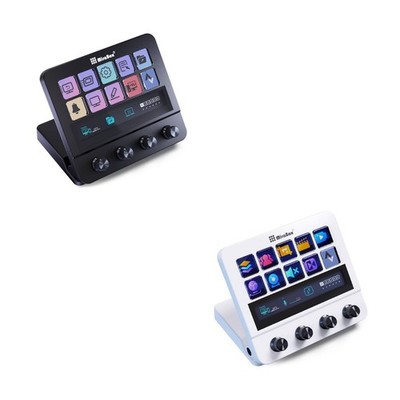 10-Tasten LCD Touch Bar Stream Dock 4 Drehknöpfe Makro-Pad für Windows Mac OBS