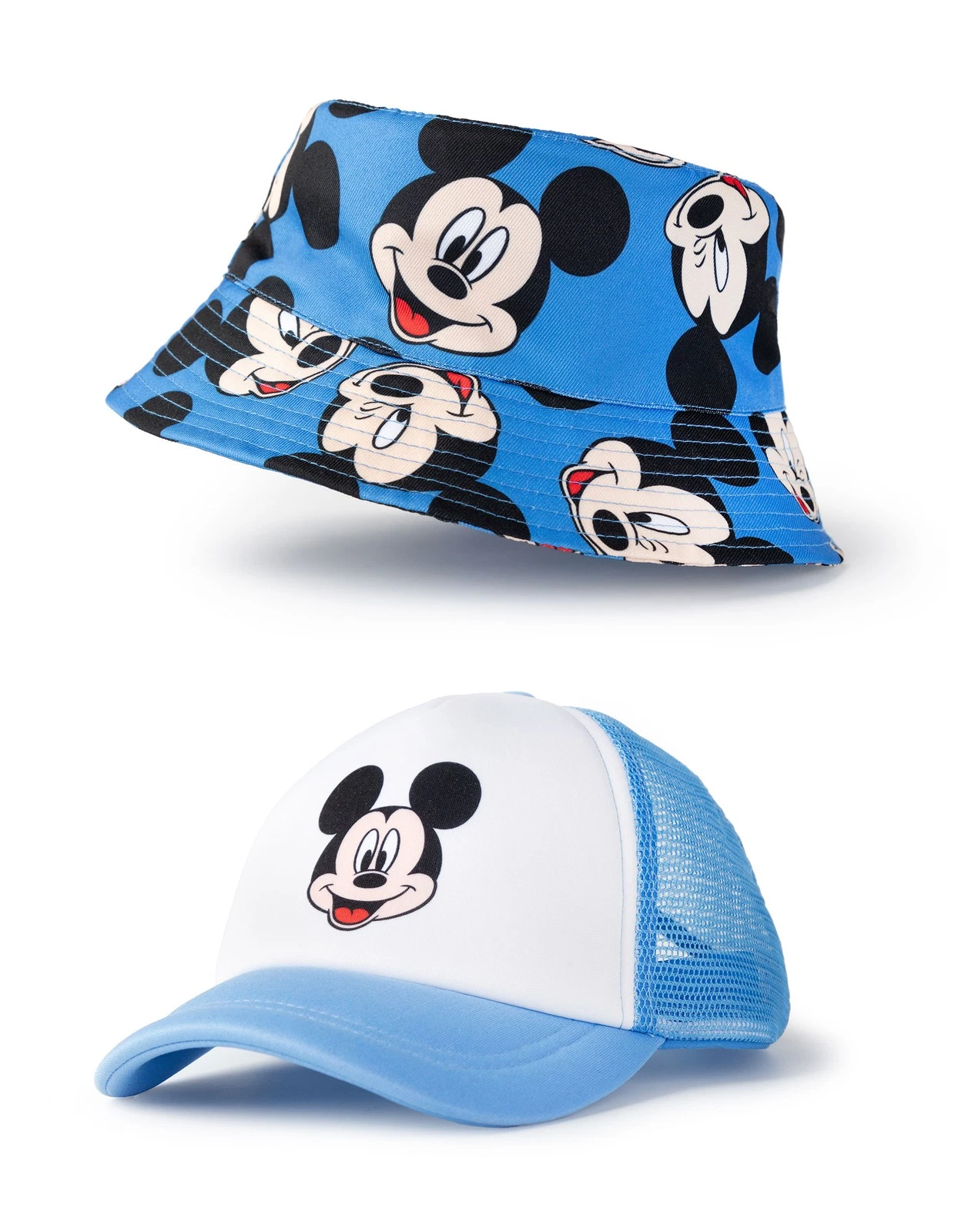 Disney Bucket Hat & Cap Set | Boys Blue | Official Merch