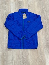 Patagonia Nano Puff Brick Quilt Jacket Kids' Large 12, Passage Blue, NWT