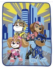 Paw Patrol Super Soft Micro Raschel Silk Touch Throw 46  x 60  