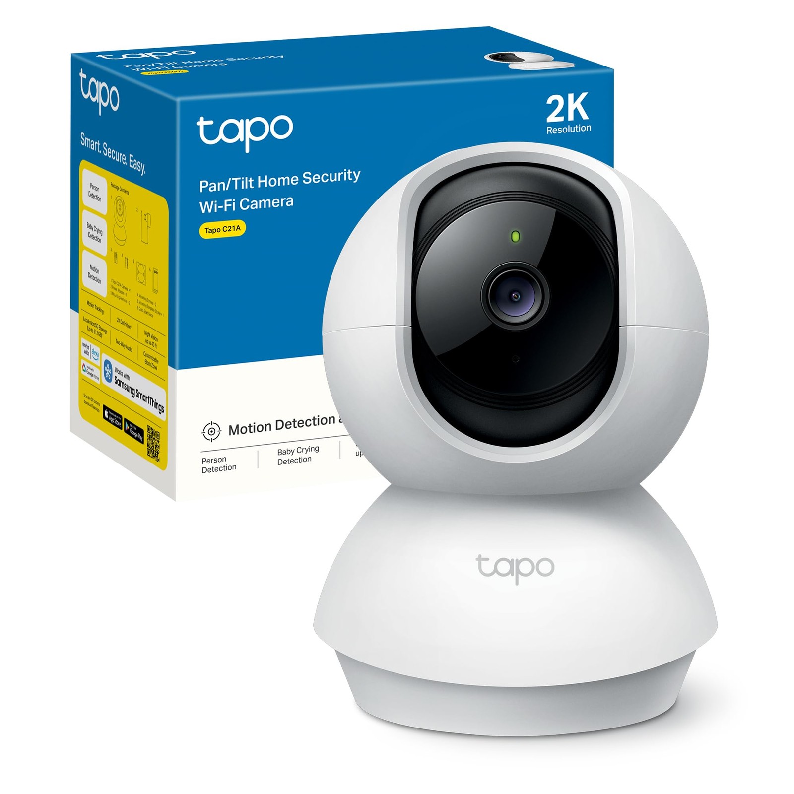Tapo C210 2K 3MP Telecamera WiFi Interno Sorveglianza Notturna Shop