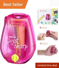 Customizable Pencil Sharpener with Tip Saver - Lightweight and Portable Design