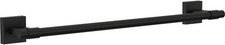 Wall Mounted Towel Rack 18 Inch Matte Black Towel Bar Holder Rod for Bathroom