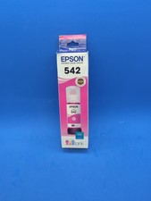 GENUINE Original Epson 542 Magenta Refill Ink Bottle Toner C13T06A323